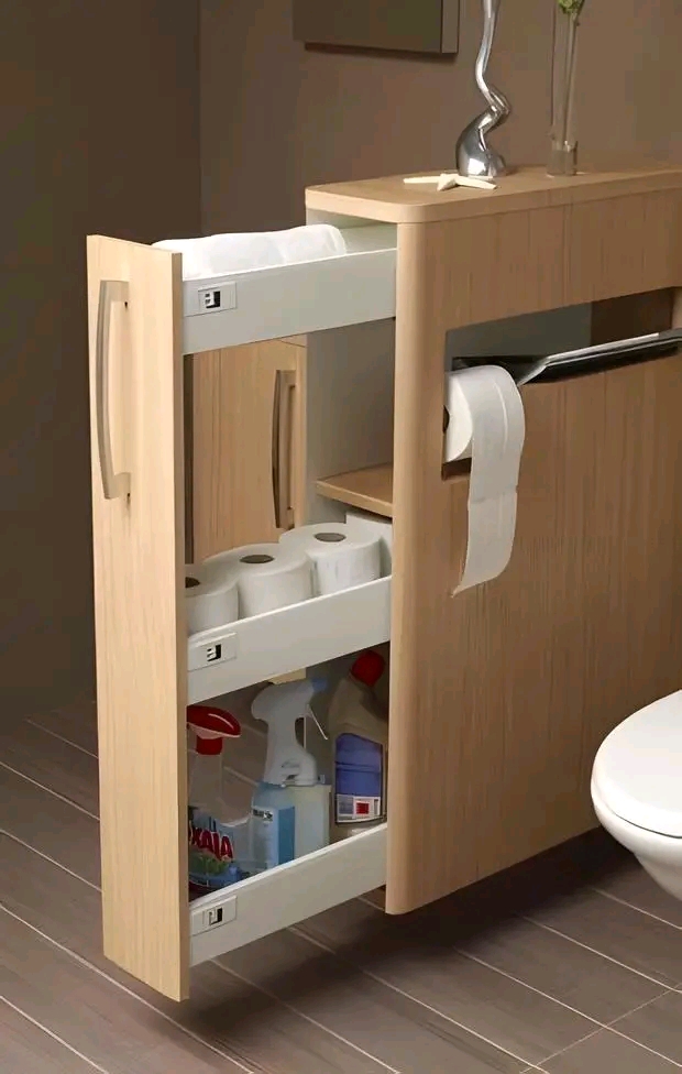 Storage Ideas for small Bathrooms.